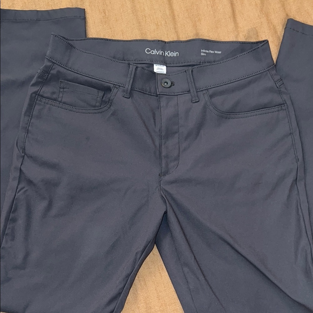 Calvin Klein Men’s Slim Fit Dark Gray Jeans